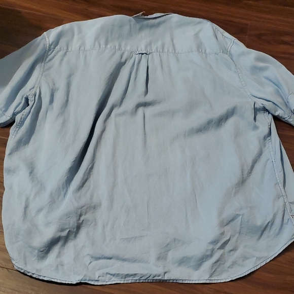 Tommy Bahama Light Blue Button Down Shirt - Picture 5 of 5